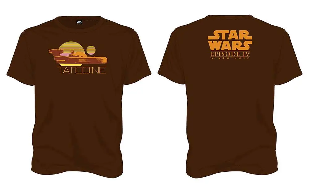 t/s sw tatooine brown men - m