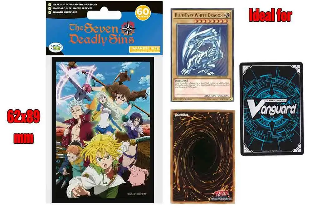 seven deadly sins protective sleeves battle team