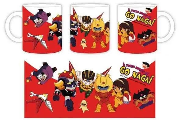 il pazzo mondo go nagai red mug