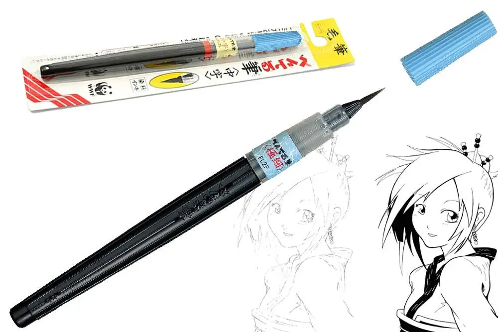 fude pen refillable water based ex fine