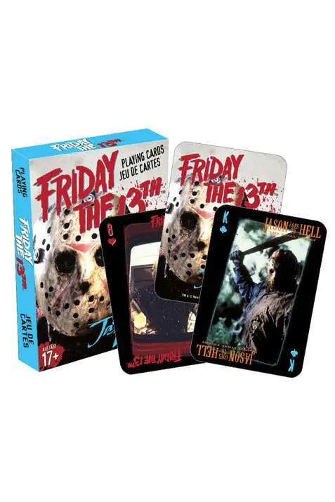 friday the 13th playing cards