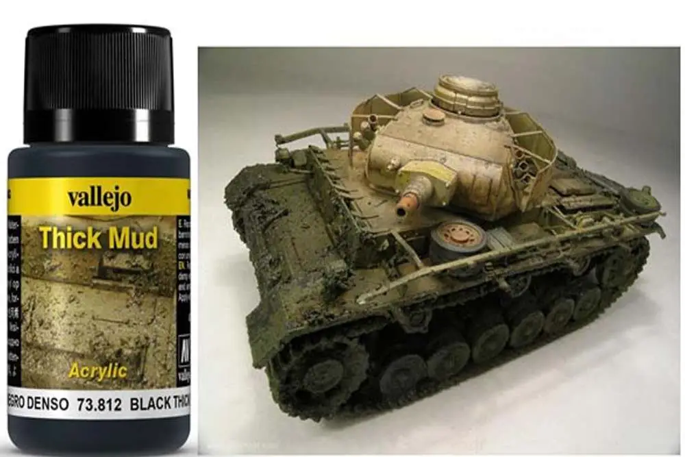 weathering 73812 black thick mud 40ml
