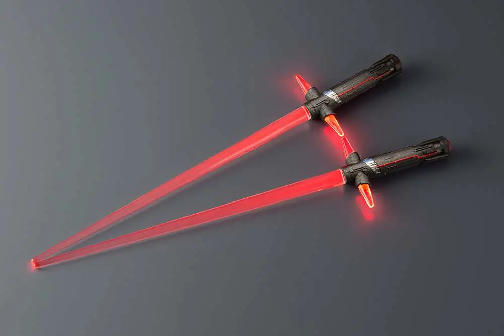 sw lightsaber chopstick kylo ren lght up