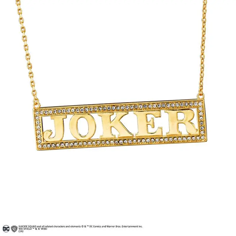 suicide squad harley joker necklace