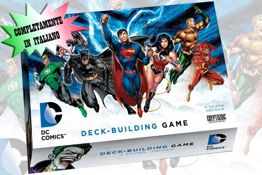 dc comics deck building game italiano