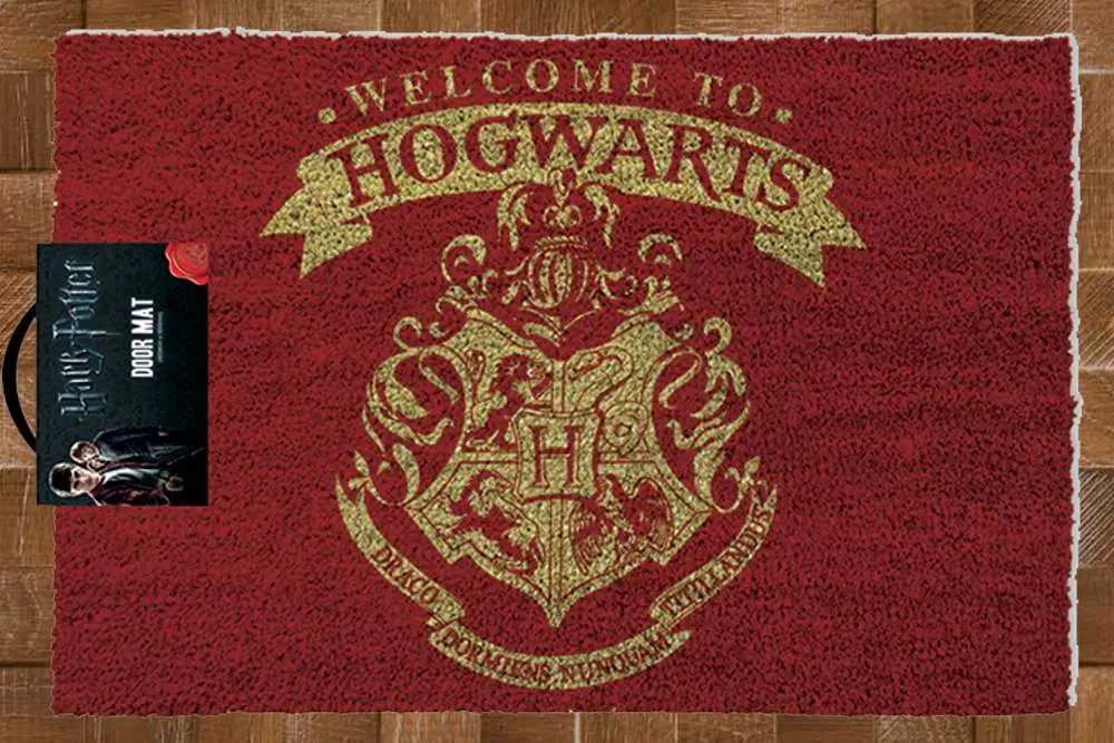 harry potter hogwarts doormat