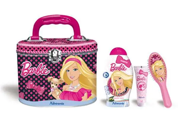 barbie tin case