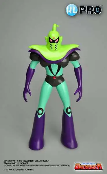goldrake vegan soldier vinyl figure