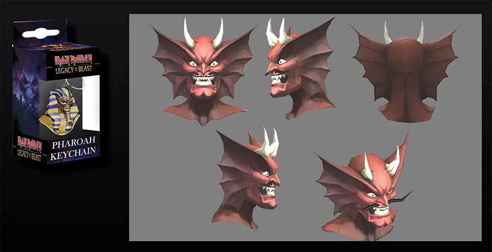 iron maiden the beast pvc kchain