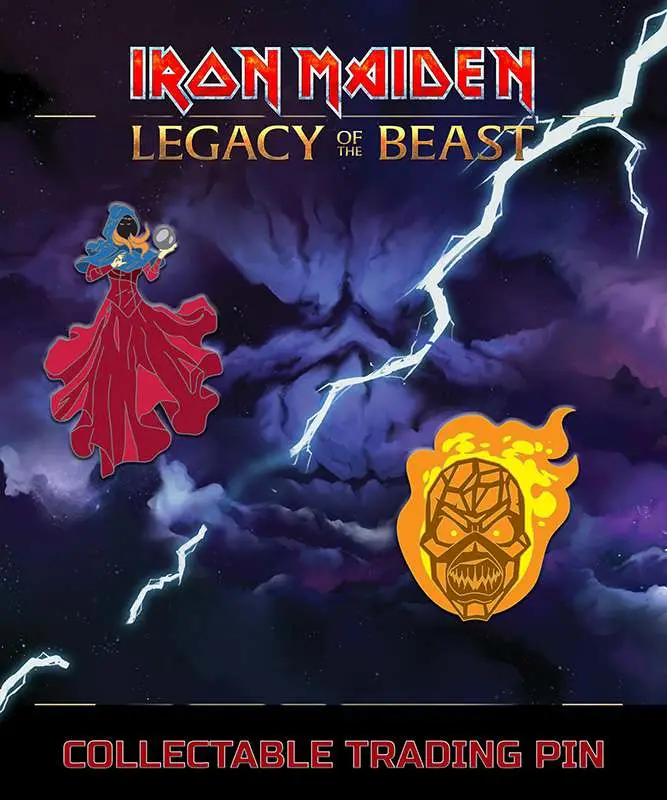 iron maiden clairvoyant and wicker pin