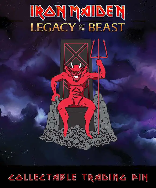 iron maiden the beast pin
