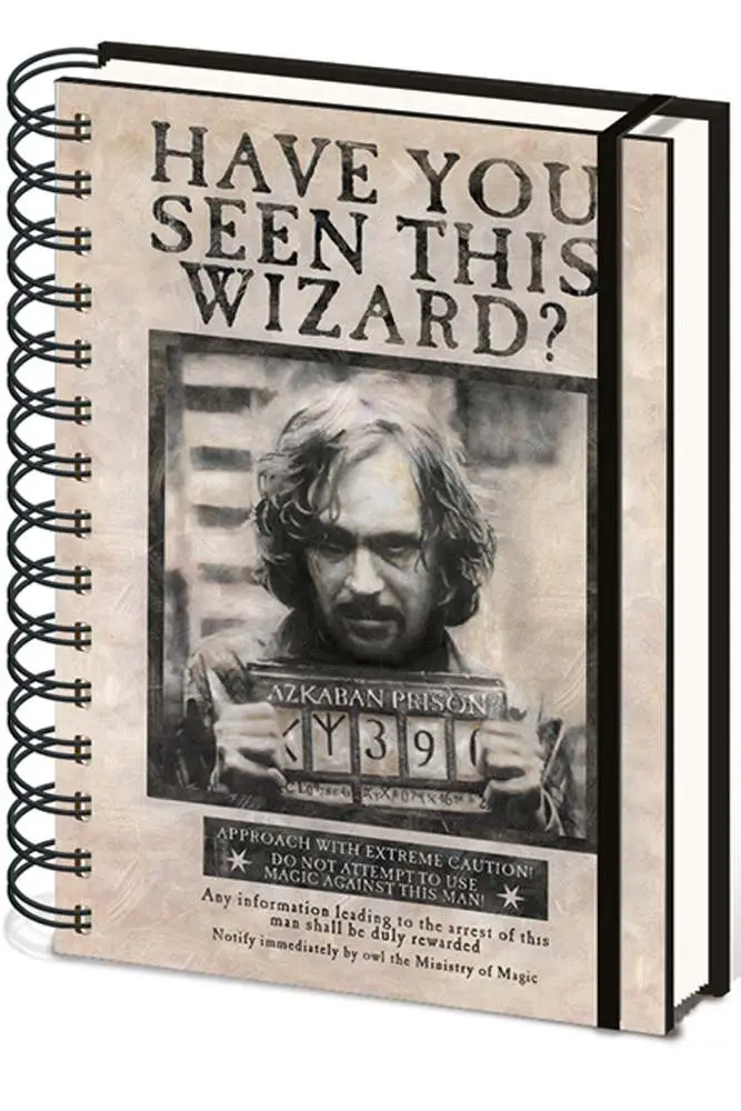 harry potter sirius wanted notebook