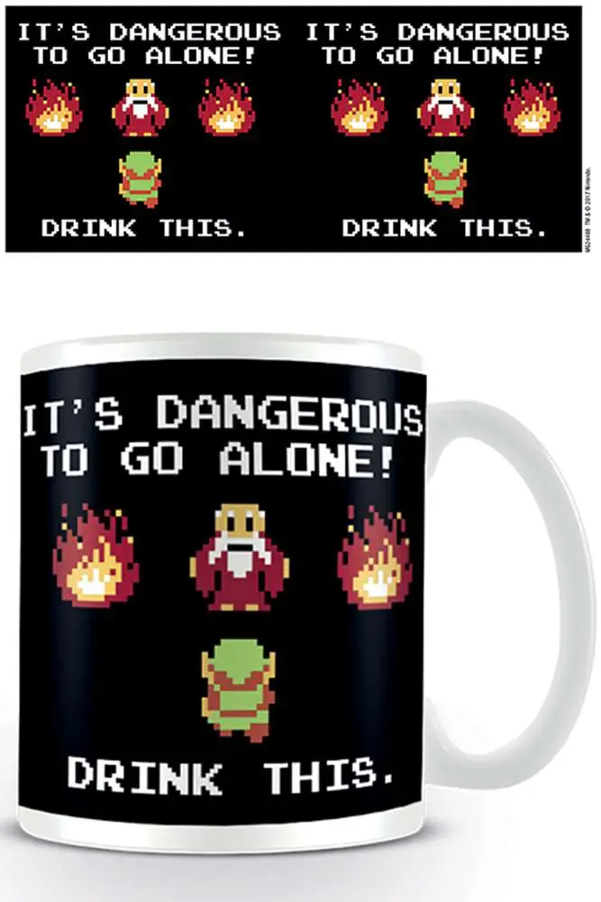 legend of zelda drink this mug