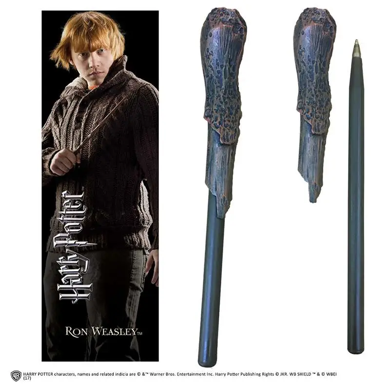 hp ron weasley wand pen and bookmark