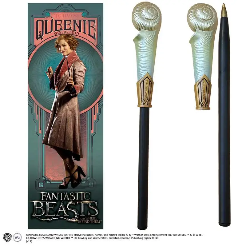 fb queenie wand pen and bookmark