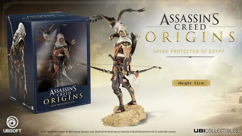 assassin's creed origins bayek statue
