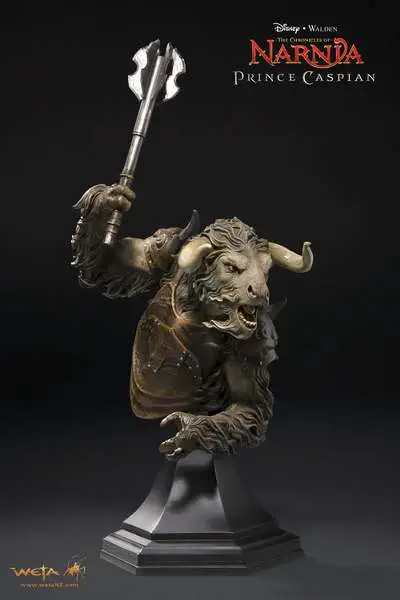 narnia prince caspian minotaur bust