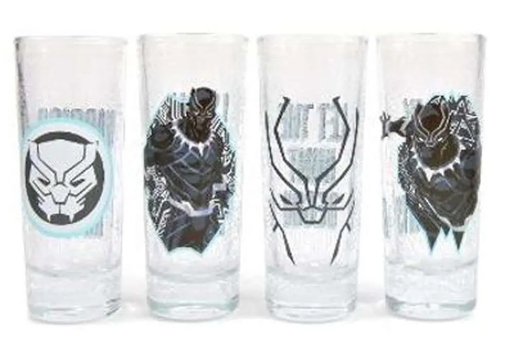 marvel black panther shot glass set (4)