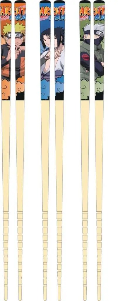 naruto team 7 bamboo chopsticks set (3)