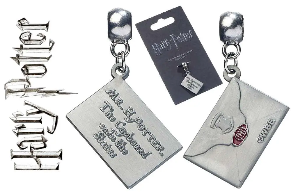 hp hogwarts letter slider charm