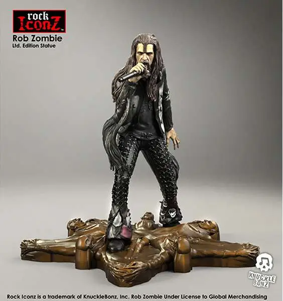 rock iconz rob zombie statue
