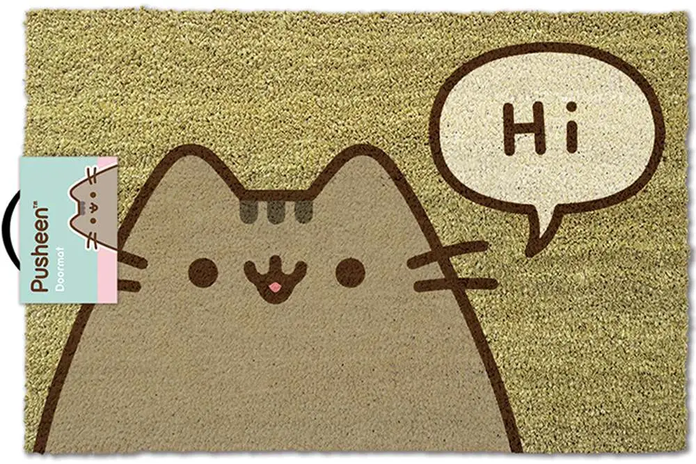 puseehn says hi doormat