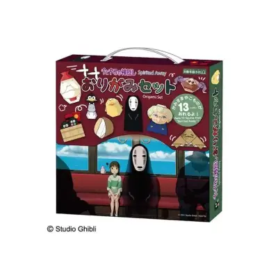 Spirited Away Chihiro & No Face On The Train Origami Set