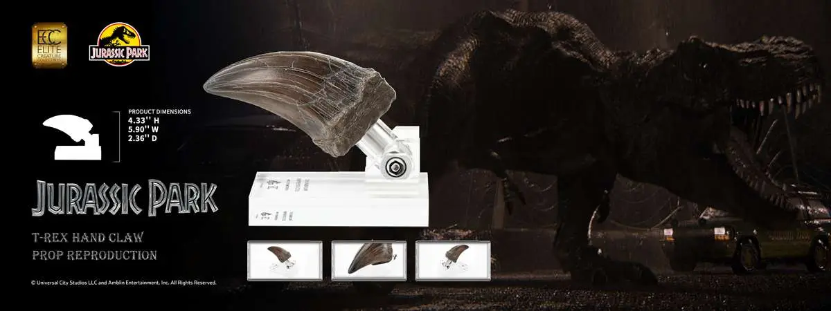 jurassic park t-rex hand claw prop reproduction