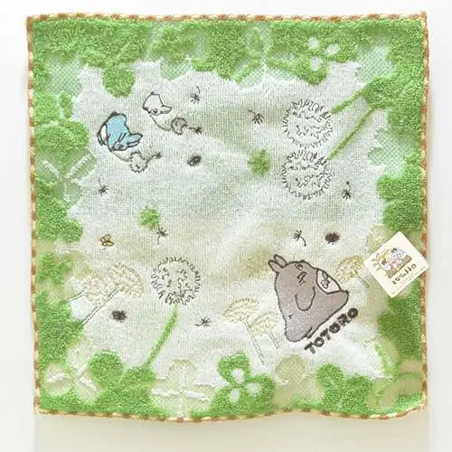 totoro mini towel grass