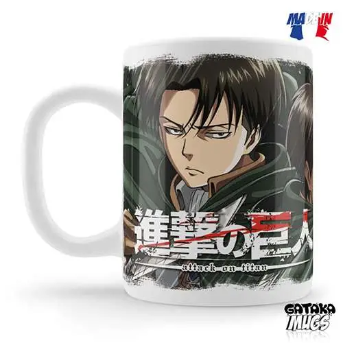aot shingeki no kyojin mug