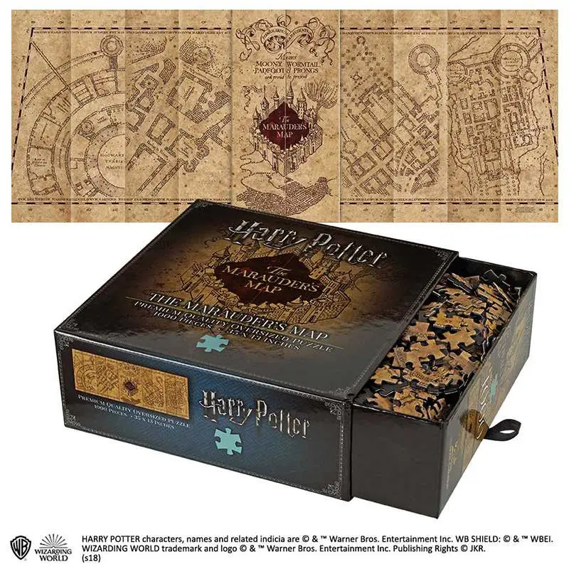 harry potter the marauder's map cover 1000pcs puzzle