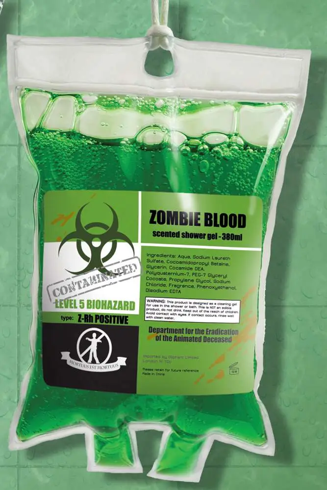 zombie blood shower gel ii